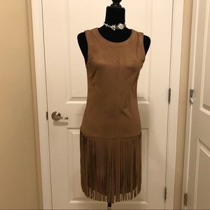 Allen B. By Allen Schwatrz Fringe Dress